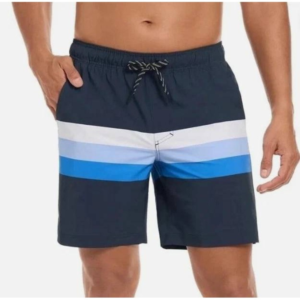NWT Hurley Swim Short Men's Small Navy Blue Polyester Spandex